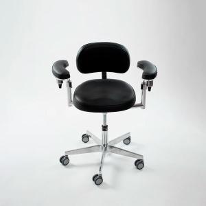 Фото - Стул микроскописта ЭЛИТ ПЛЮС с полукруглыми локтями (MedErgo-786)