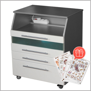 Педикюрная тумба ТУ-3 с УФО ((Без опций))