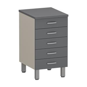 Фото - Тумба медицинская с 5-ю выдвижными ящиками, М-ТЯ (УДСП)