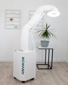 Фото - Вытяжка для маникюра и педикюра с бактерицидной лампой “ANVIKOR DUO”