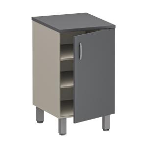 Фото - Тумба медицинская с дверкой, с 2-мя полками, М-ТД (УДСП)