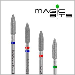 Фото - Алмазная фреза торпеда Magic bits для обработки боковых валиков