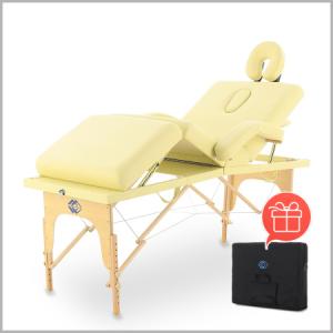 Фото - Массажный стол складной MED-MOS JF-Tapered 4-х секционный, деревянная