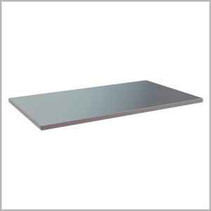 Фото - Столешница из нержавеющей стали с подложкой из ЛМДФ 500х600 мм с объемным бортом