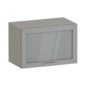 Фото - Шкаф медицинский навесной с откидной дверкой со стеклом, М-ШНОс (УЛДСП)