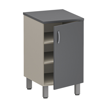 Фото - Тумба медицинская с дверкой, с 2-мя полками, М-ТД (УДСП)