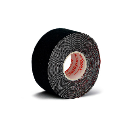 Кинезио тейп классический K25, 100% хлопок (2.5см х 5м) (Черный (K25))