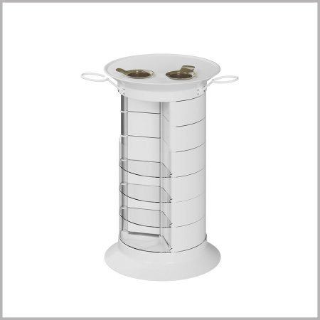 Парикмахерская тележка GiroCo Ofelia Plus (тележка GiroCo Ofelia Plus Белый)