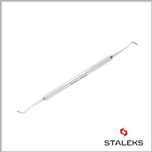 Фото - Лопатка педикюрная (кюретка двусторонняя) STALEKS PODO 10