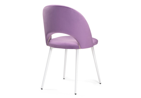 Стул на металлокаркасе Ирре (Стул на металлокаркасе Ирре сиреневый / белый глянец)