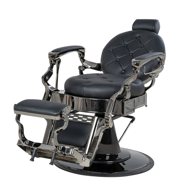 Фото - Парикмахерское кресло Барбер МД-9118, каркас тонированный хром