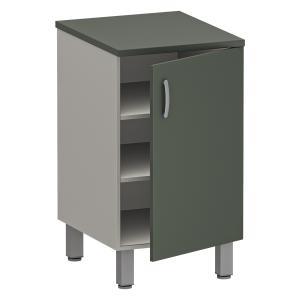 Фото - Тумба медицинская с дверкой, с 2-мя полками, М-ТД (УЛДСП)