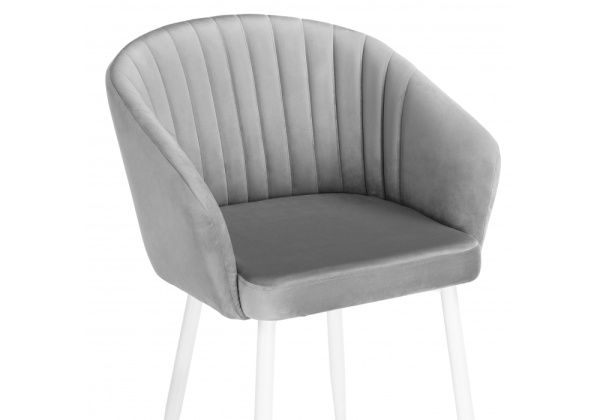 Кресло Корсо (Кресло Корсо светло-серый-белый)