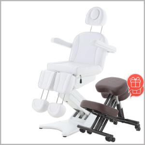 Фото - Педикюрно-косметологическое кресло Med-Mos ММКП-3 (КО-193Д) с педалью РУ0 (Массажное кресло)