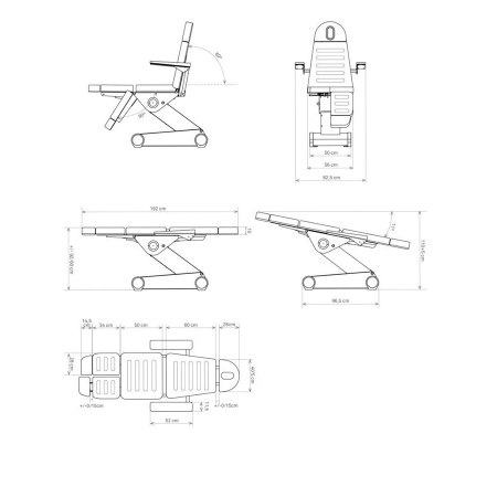 Фото - Педикюрное кресло P155 EL PRINCIPE