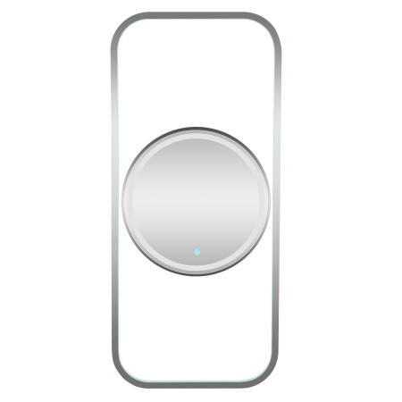 Фото - Парикмахерское зеркало МД-093, с подсветкой