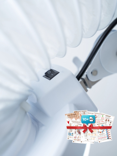 Фото - Вытяжка для маникюра и педикюра с лампой премиум “ANVIKOR VC-AIR-3”