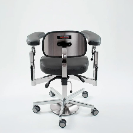 Фото - Стул микроскописта ПРЕСТИЖ ПЛЮС с полукруглыми локтями (MedErgo-776)