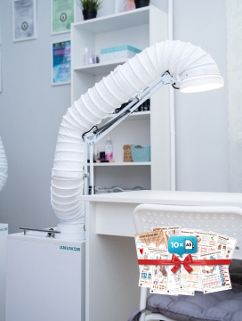 Фото - Вытяжка для маникюра и педикюра с подсветкой стандарт “ANVIKOR VC-AIR-1”