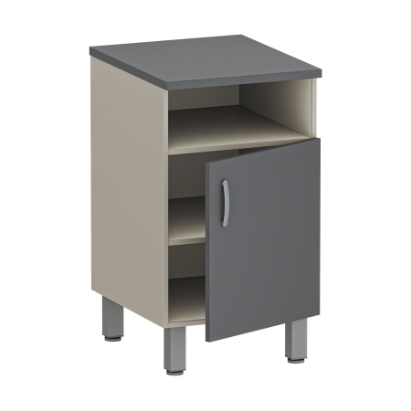 Фото - Тумба медицинская с распашной дверкой и нишей, Мл-ТКн (УДСП)