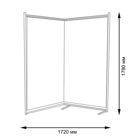 Фото - Ширма 2-секционная