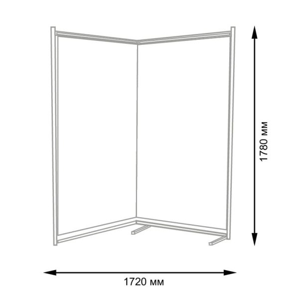 Фото - Ширма 2-секционная
