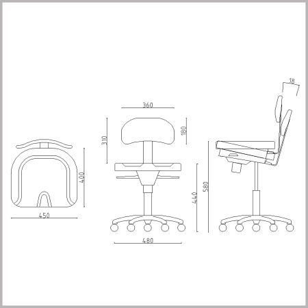 Фото - Стул мастера ПРОФИ