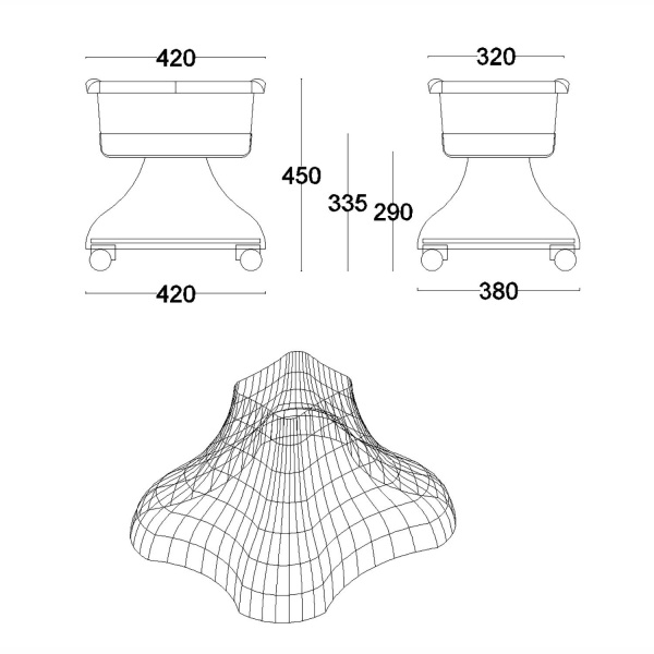 Фото - Ванночка педикюрная на подставке