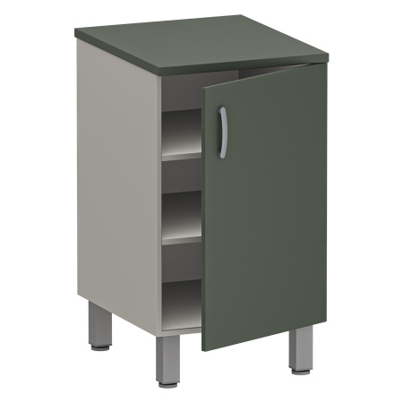 Фото - Тумба медицинская с дверкой, с 2-мя полками, М-ТД (УЛДСП)