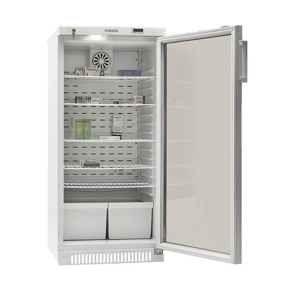 Фото - Фармацевтический холодильник POZIS ХФ-250-5(ТС) (250л), стеклянная дверь, блок управления