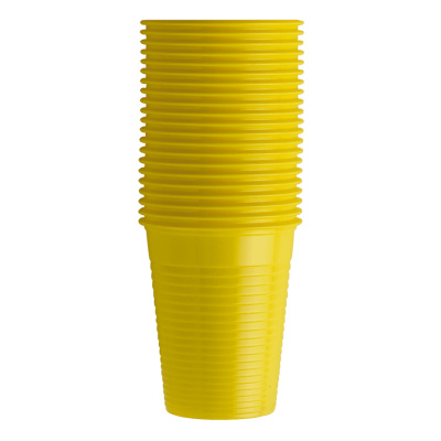 Пластиковые стаканчики Monoart (100 шт) (Пластиковые стаканчики Monoart (желтый, 100 шт))