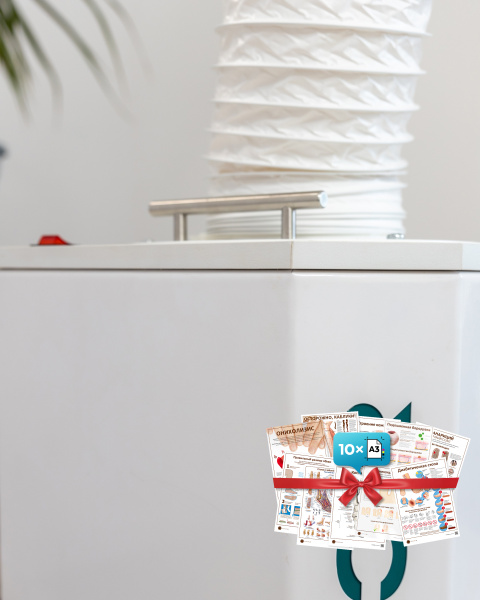 Фото - Вытяжка для маникюра и педикюра с бактерицидной лампой “ANVIKOR DUO”