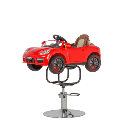 Детское парикмахерское кресло МАШИНКА (Красный)