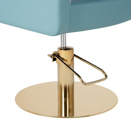 Парикмахерское кресло ОДРИ (Палитра премиум круг золото)