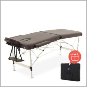 Фото - Массажный стол складной MED-MOS JFAL01A 2-х секционный, алюминиевая рама