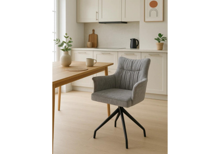 Стул на металлокаркасе Kaser (Стул на металлокаркасе Kaser  grey / black)