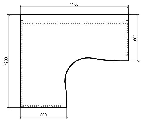 Фото - Офисный стол К.134