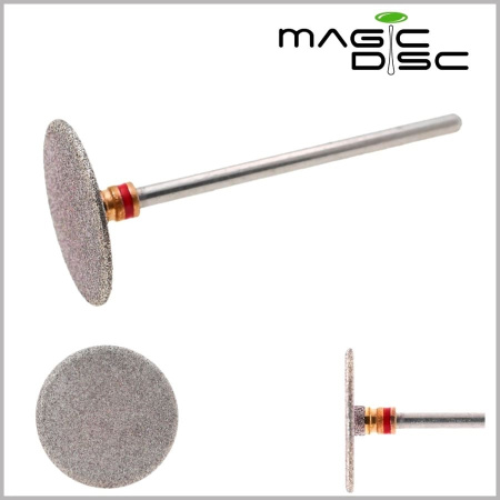 Алмазно-гранатовая фреза диск Magic bits для счищения кератоза (Алмазно-гранатовая фреза диск, 20 мм, мягкий (ШлиД20))
