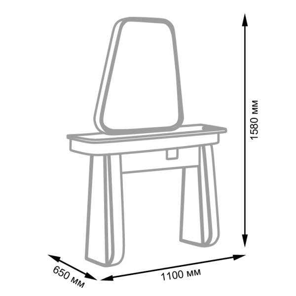 Фото - Парикмахерское зеркало Ричвуд Твин двухстороннее