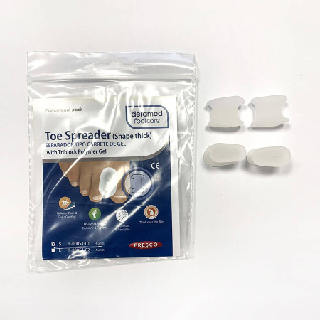 Разделитель пальцев толстый Fresco Deramed Toe Spreader (Shape thick) 4шт в упак. (S (F-00054-01Z))
