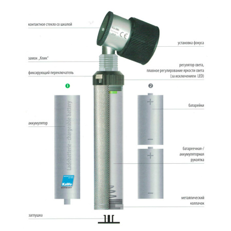 Фото - Дерматоскоп KaWe ЕВРОЛАЙТ D30 2.5В