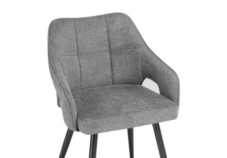 Стул на металлокаркасе Hera (Стул на металлокаркасе Hera dark gray / black)