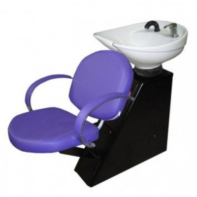 Парикмахерская мойка ЕЛЕНА с креслом ОРИОН Люкс (1_Синий_матовый_стандарт_)