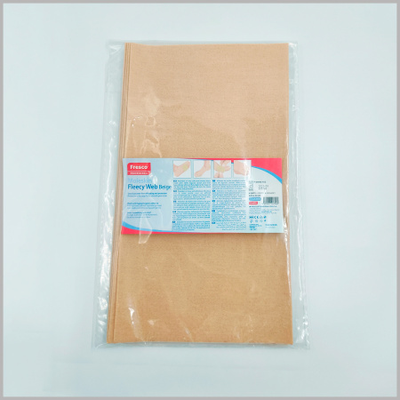 Фото - Пластырь-разгрузка биэластичный Fresco Moleskin Fleecy Web - 100% бархатный хлопок, розовый РУ0