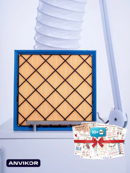 Фото - Комплект здоровье (рециркулятор воздуха + вытяжка премиум ANVIKOR VC-AIR-3)