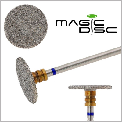 Алмазно-гранатовая фреза диск ПРО Magic bits для счищения кератоза (Алмазно-гранатовая фреза диск ПРО, 15 мм, средний (ГраД15ПРО))