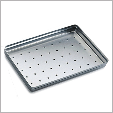 Лоток-с-перфорацией-для-автоклава-Euronda-нержавеющая-сталь-с-крышкой
