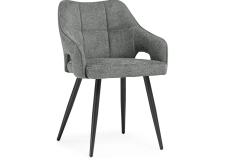 Стул на металлокаркасе Hera (Стул на металлокаркасе Hera dark gray / black)