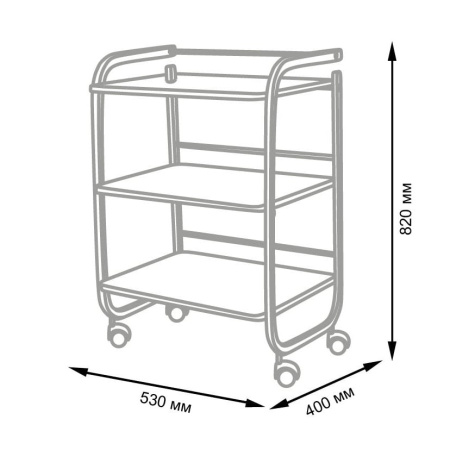 Фото - Стол мастера тату салона МД-102А