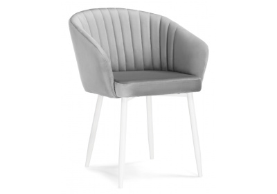 Кресло Корсо (Кресло Корсо светло-серый-белый)